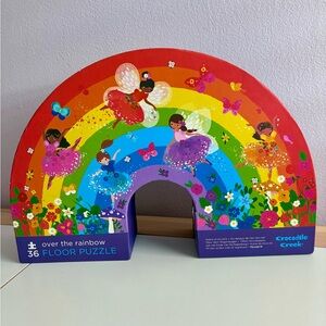 Crocodile Creek “Over the Rainbow” floor puzzle, 36 pieces